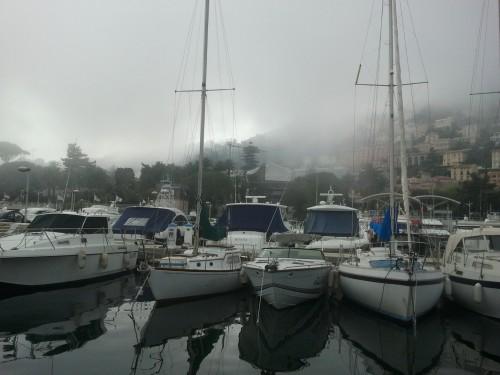 Brouillard sur Port de Beaulieu