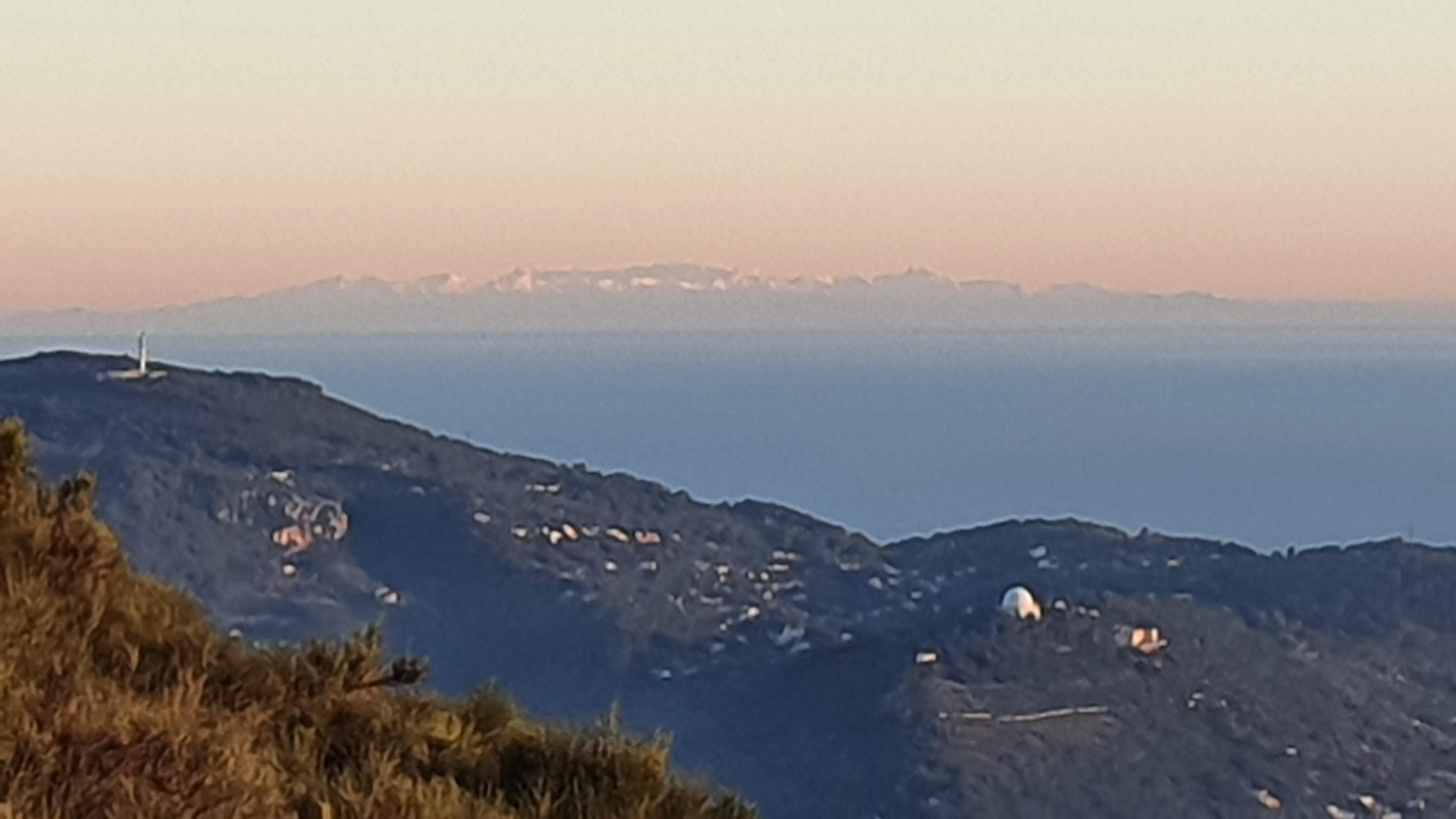 La Corse depuis le Mont Chauve, mirage supérieur