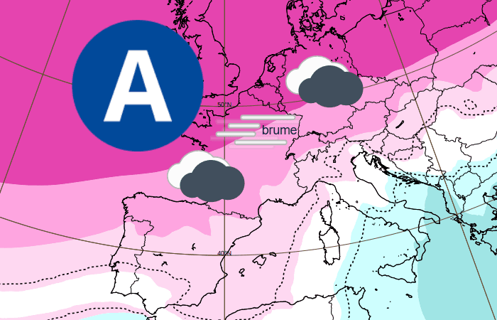 Fin d'année 2024 sous un puissant anticyclone