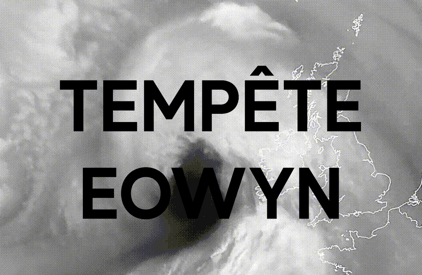 Tempête Eowyn : le Lothar Irlandais ?